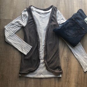 ⭐️SALE⭐️ Braided front knit vest